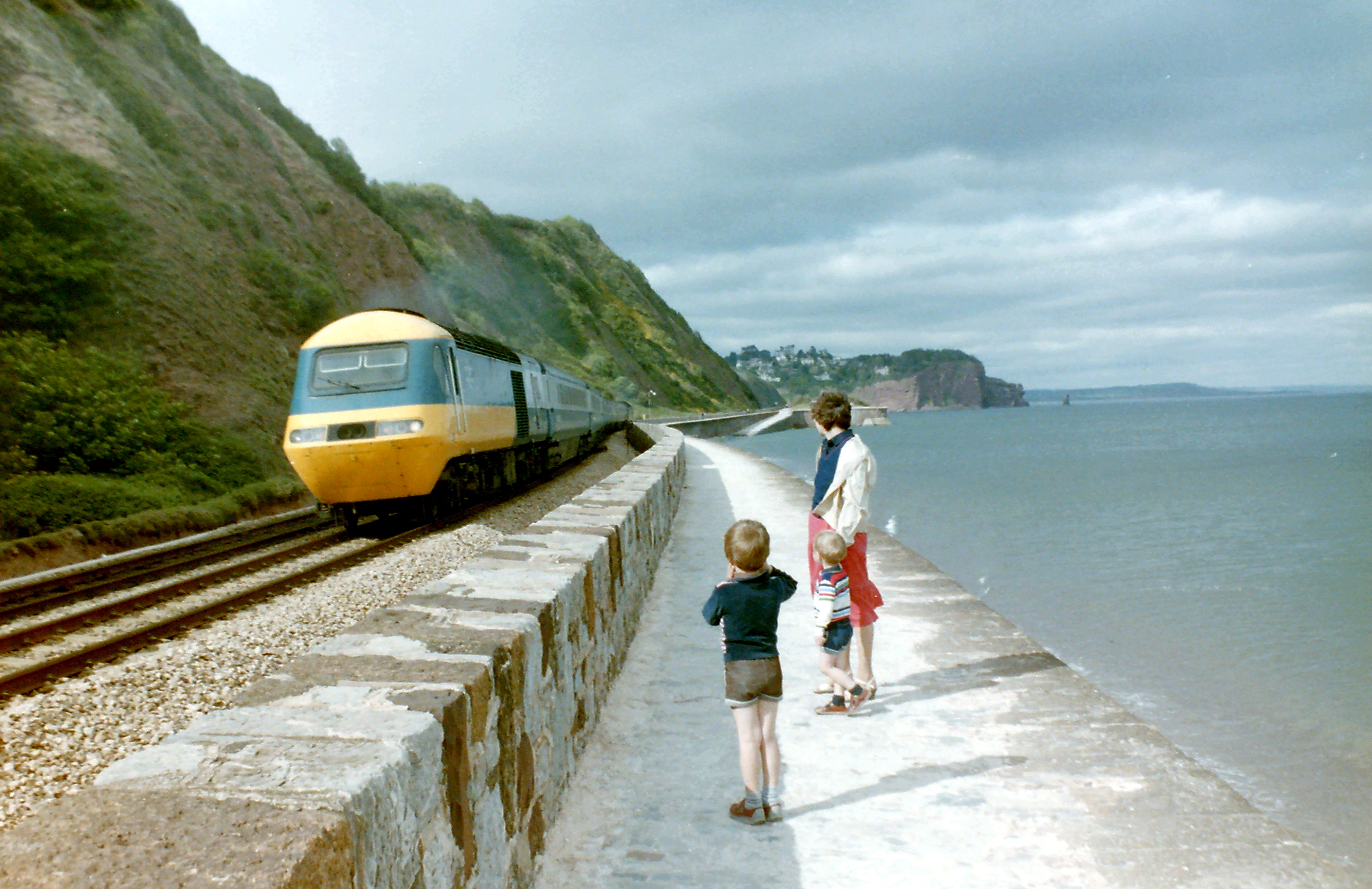 Dawlish Sea Wall Intercity 125